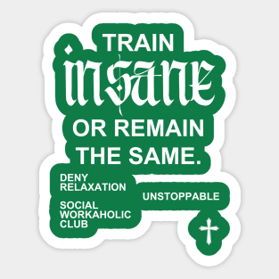 TRAIN HARD Sticker